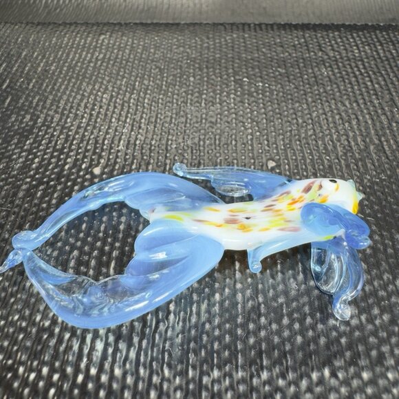 Venetian Art Glass Hand Blown Fish Hand Made Italian Glass Delicate Figurine VTG - Picture 8 of 10